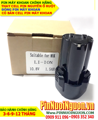 Pin máy Khoan - Máy bắt vít MAKITA 10.8V-1.5AH Pin sạc LI-ION, NGUYÊN KHỐI VỎ HỘP | Hàng có sẳn -Bảo hành 3 tháng